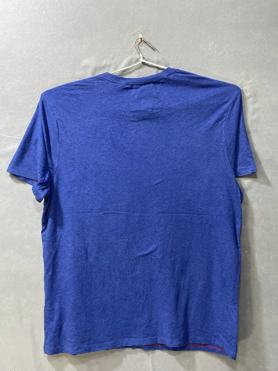 Tommy Hilfiger Blue Cotton T Shirt For Men M - Preloved Labels