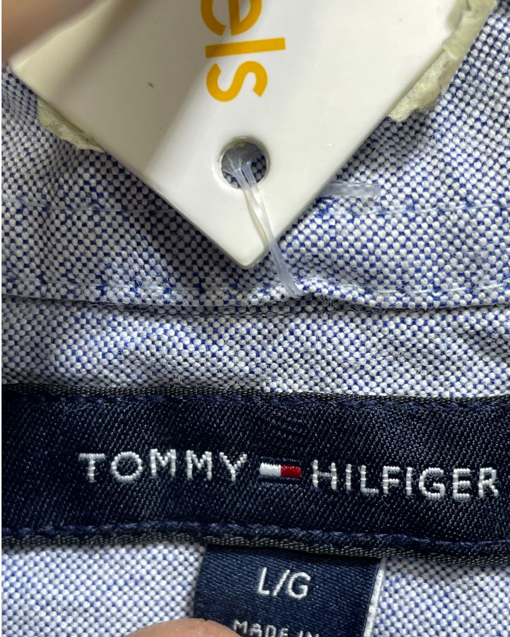 Tommy Hilfiger Blue Shirt For Men L - Preloved Labels