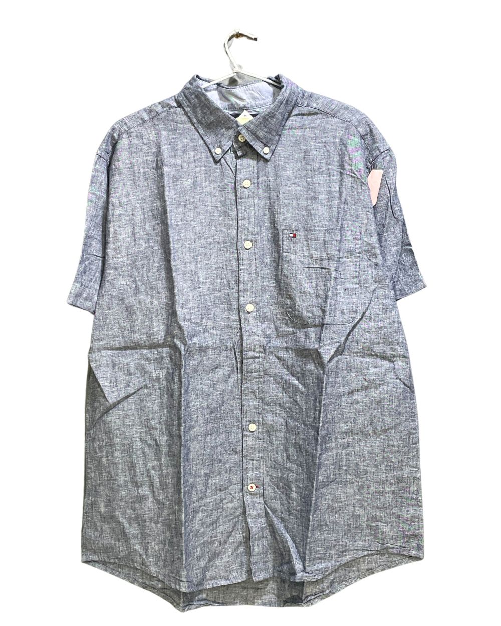 Tommy Hilfiger Blue Shirt For Men L - Preloved Labels