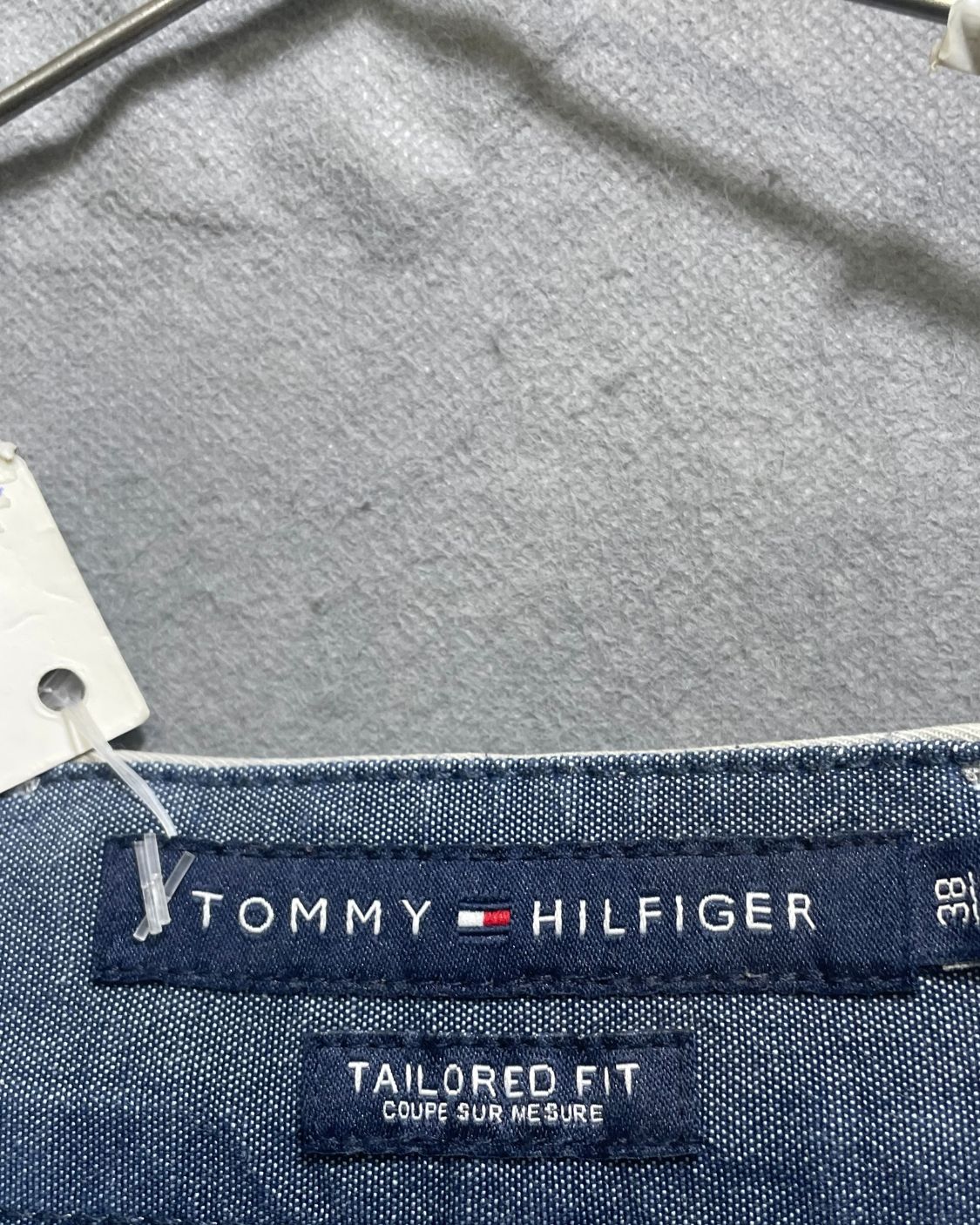 Tommy Hilfiger Gray Cotton Dress Pant For Men XL - Preloved Labels