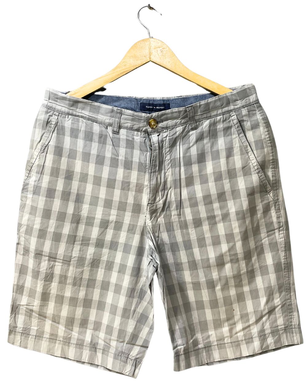 Tommy Hilfiger Gray Cotton Short For Men M - Preloved Labels