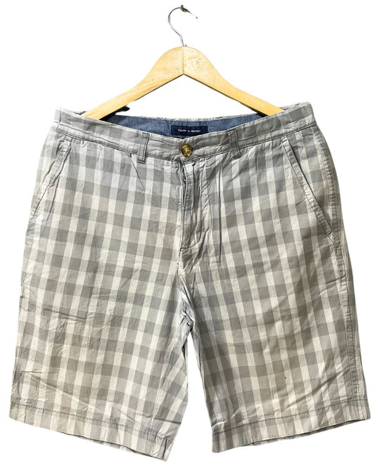 Tommy Hilfiger Gray Cotton Short For Men M - Preloved Labels