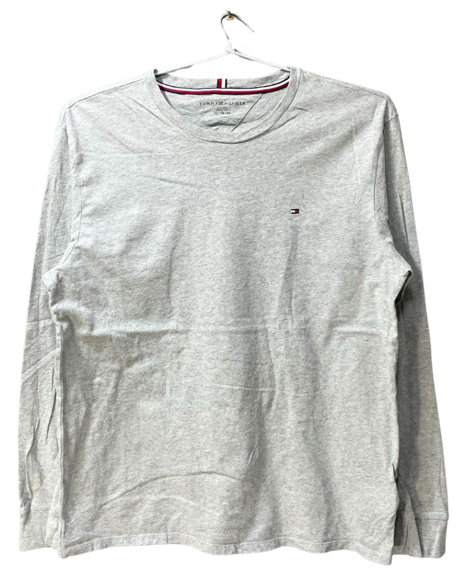 Tommy Hilfiger Gray Cotton T Shirt For Men XL - Preloved Labels