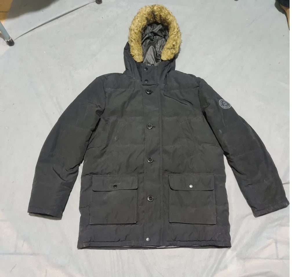Tommy Hilfiger Men Black Puffer Jacket – Preloved Labels (view 2)