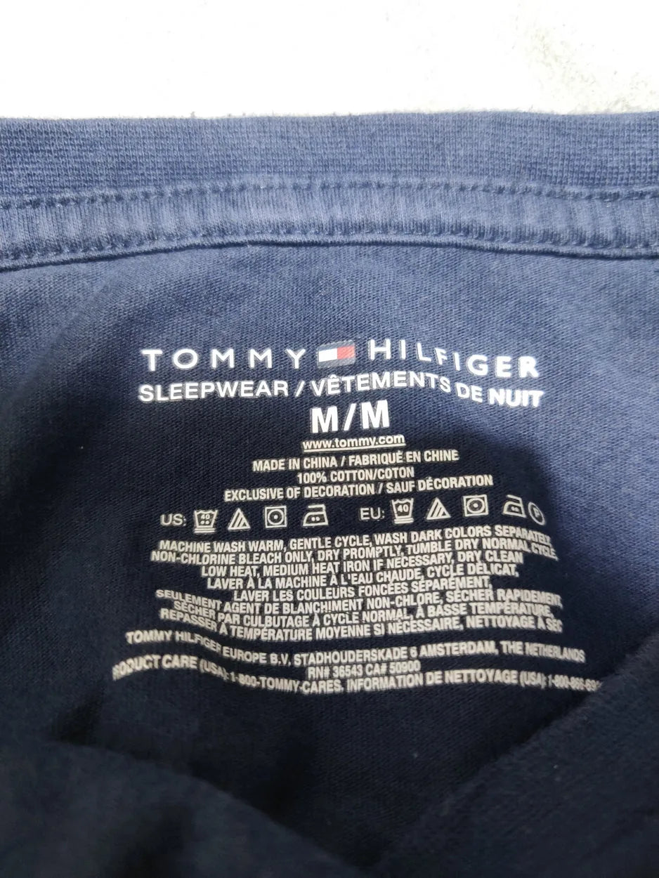 Tommy Hilfiger Men Blue Cotton T Shirt M – Preloved Labels (view 3)
