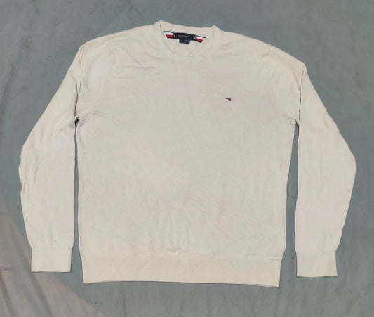 Tommy Hilfiger Men Cream Sweater XL – Preloved Labels (view 2)