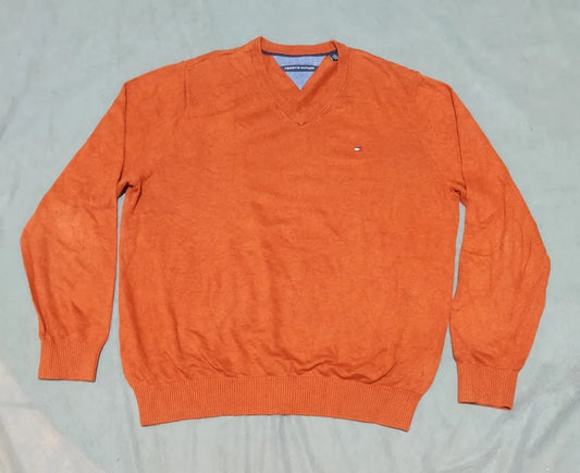 Tommy Hilfiger Men Orange Sweater L – Preloved Labels (view 2)