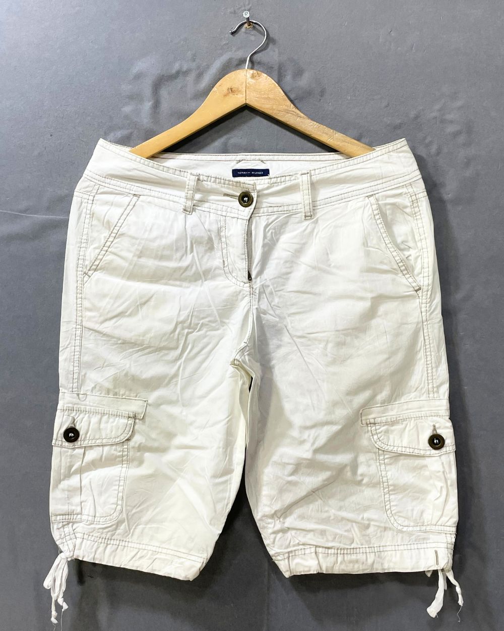 Tommy Hilfiger White Cotton Short For Men M - Preloved Labels