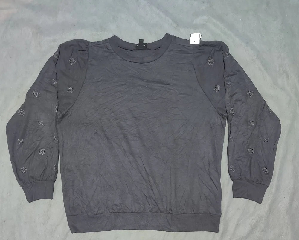 Torrid Women Polyester Gray Sweatshirt L – Preloved Labels (view 2)