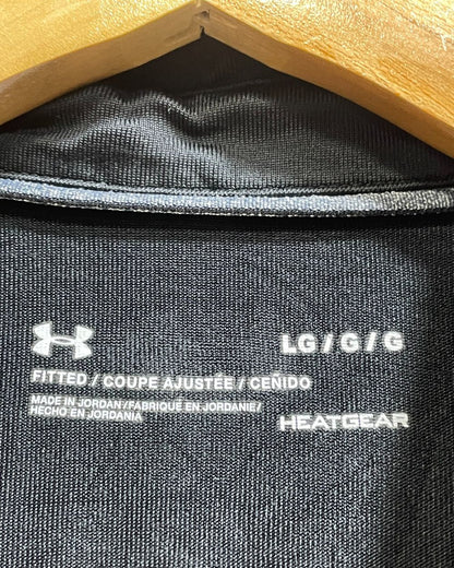 Under Armour Black Polyester Jersey Sport For Women T Shirt Large - Preloved Labels