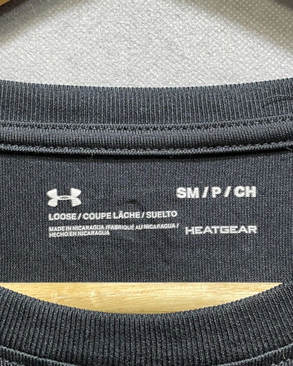 Under Armour Black Polyester Jersey Sport For Women T Shirt Medium - Preloved Labels