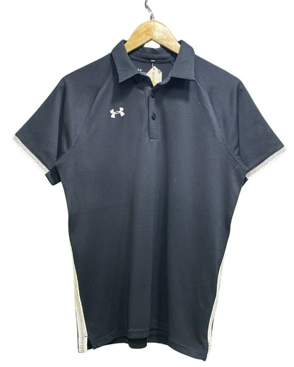 Under Armour Black Sport For Men Polo T Shirt Small - Preloved Labels