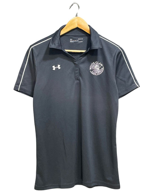 Under Armour Black Sport For Women Polo T Shirt M - Preloved Labels