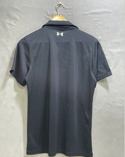 Under Armour Black Sport For Women Polo T Shirt M - Preloved Labels