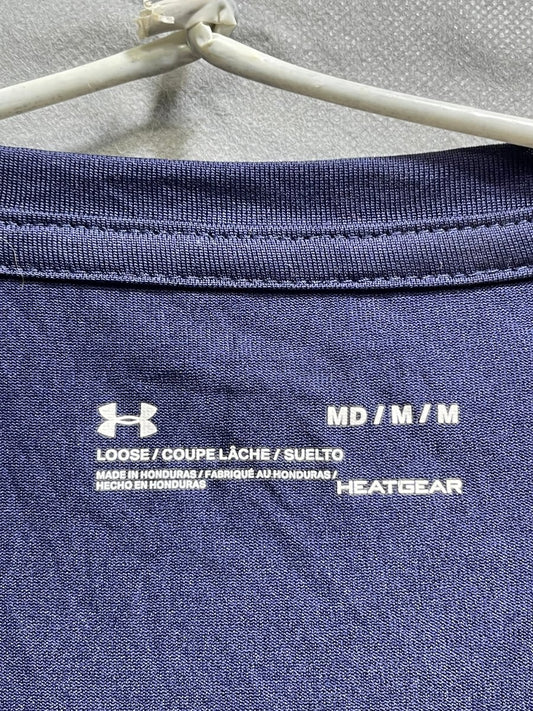 Under Armour Blue For Men Sports T Shirt M - Preloved Labels