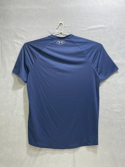 Under Armour Blue For Men Sports T Shirt S - Preloved Labels