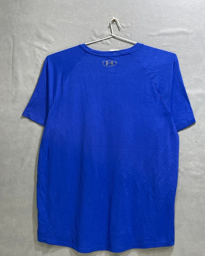 Under Armour Blue For Men Sports T Shirt XL - Preloved Labels