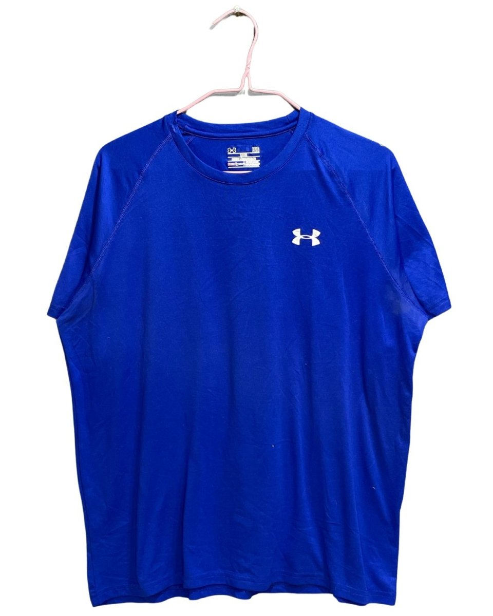 Under Armour Blue For Men Sports T Shirt XL - Preloved Labels