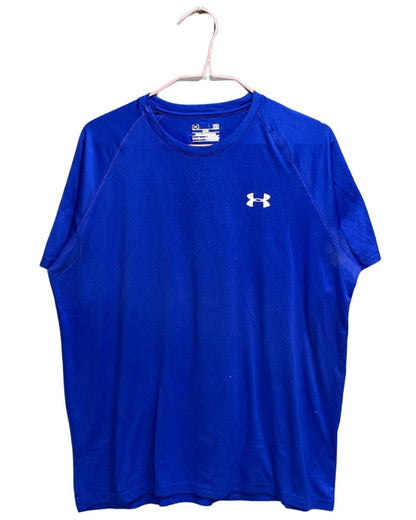 Under Armour Blue For Men Sports T Shirt XL - Preloved Labels
