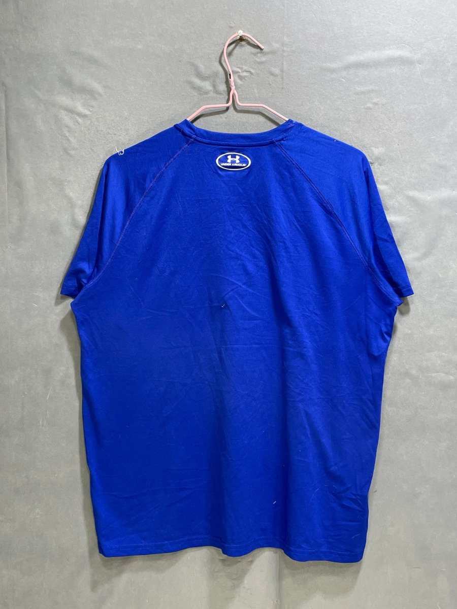 Under Armour Blue For Men Sports T Shirt XL - Preloved Labels