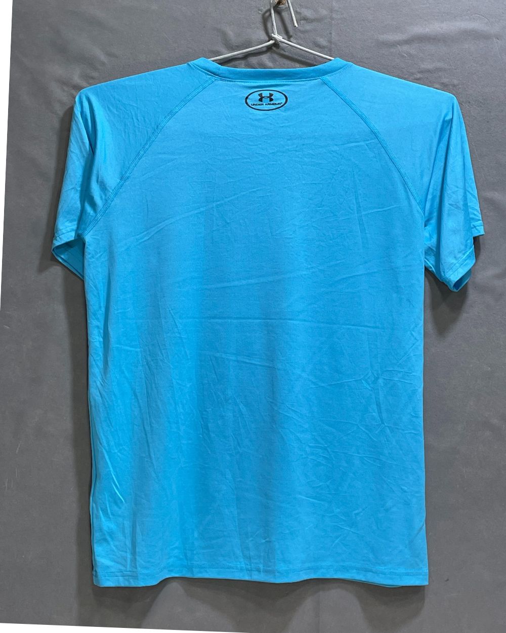 Under Armour Blue Polyester Jersey Sport For Women T Shirt X Large - Preloved Labels