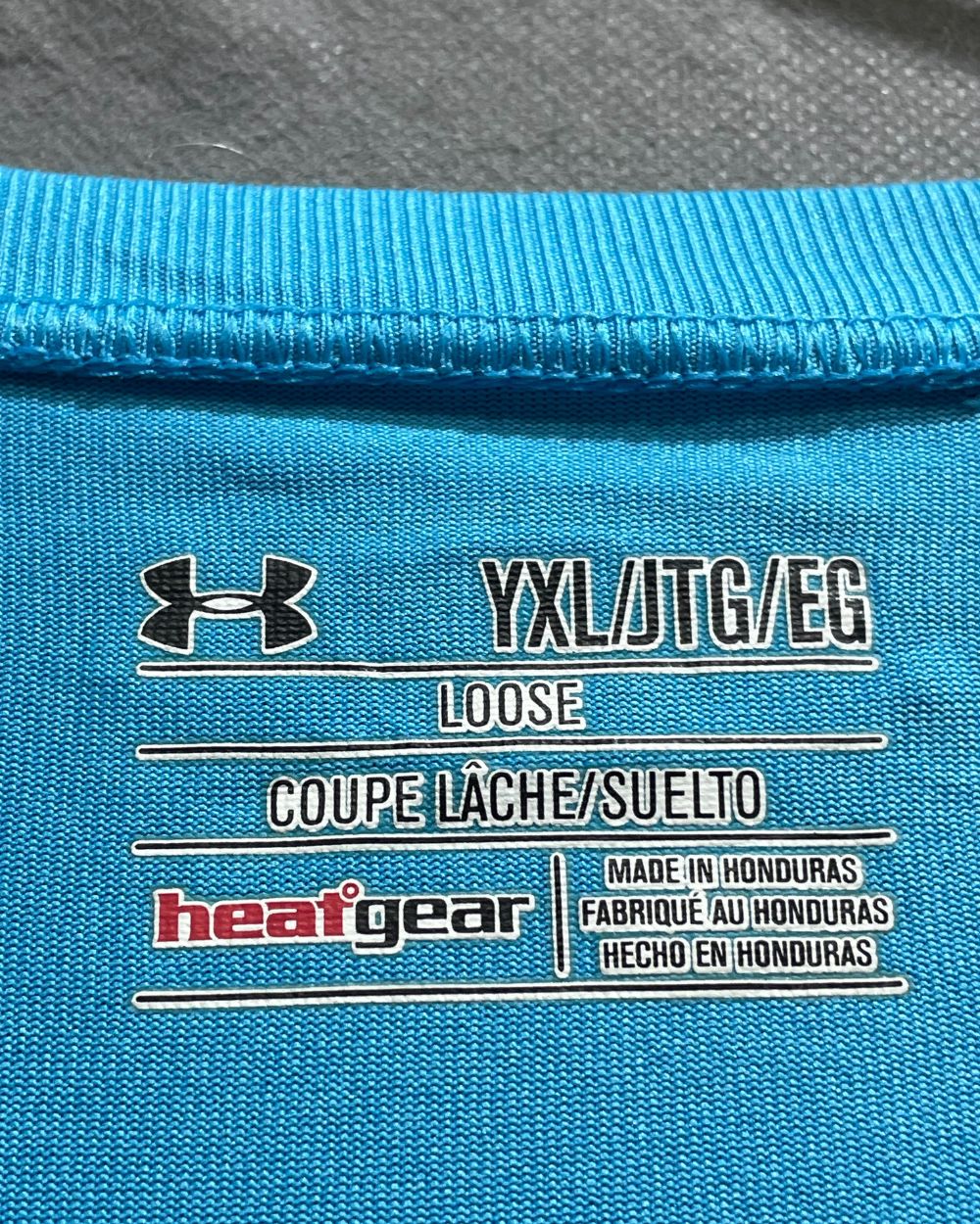 Under Armour Blue Polyester Jersey Sport For Women T Shirt X Large - Preloved Labels