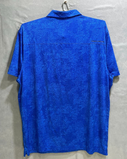 Under Armour Blue Polyester Sport Polo T Shirt For Men XX Large - Preloved Labels