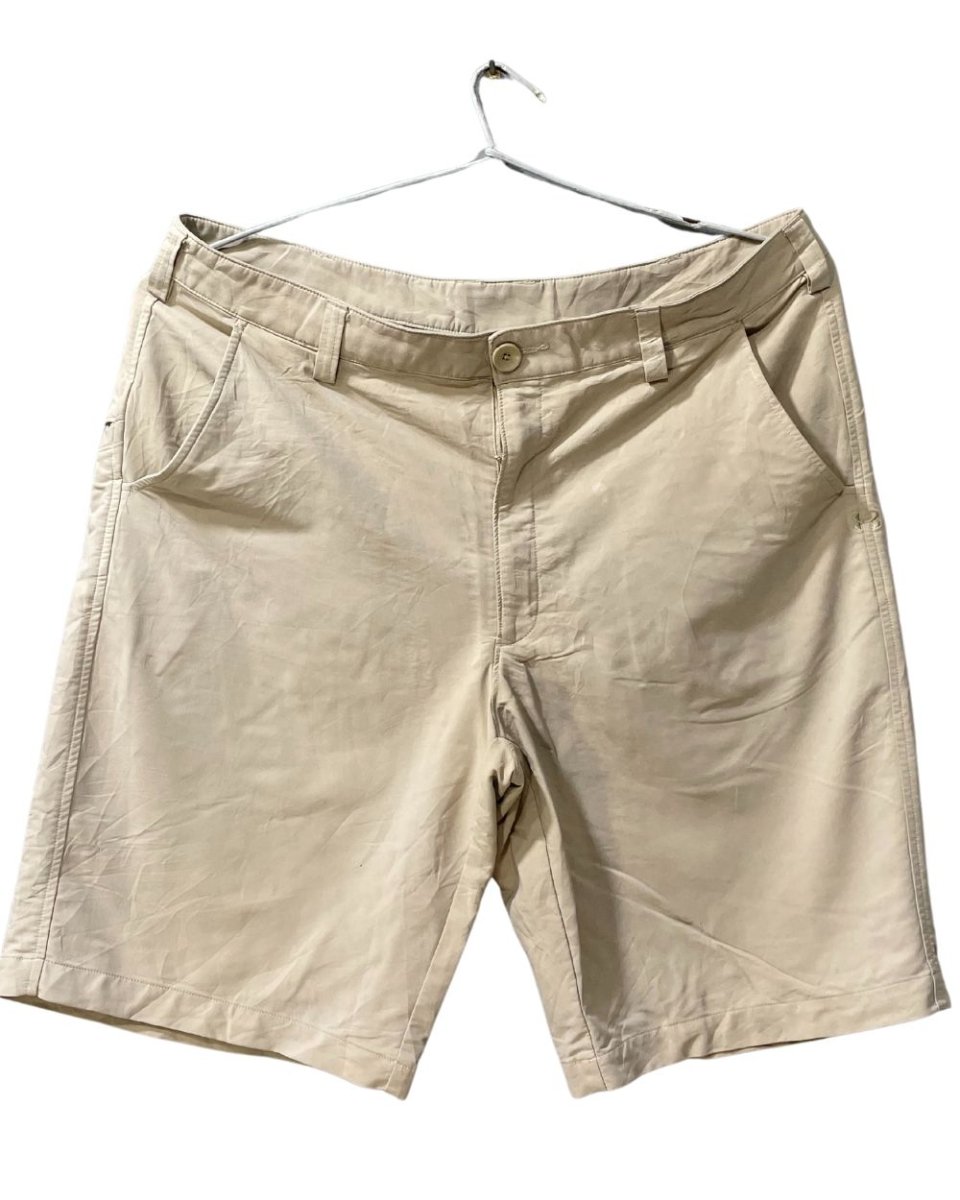 Under Armour Cream Cotton Short For Men L - Preloved Labels