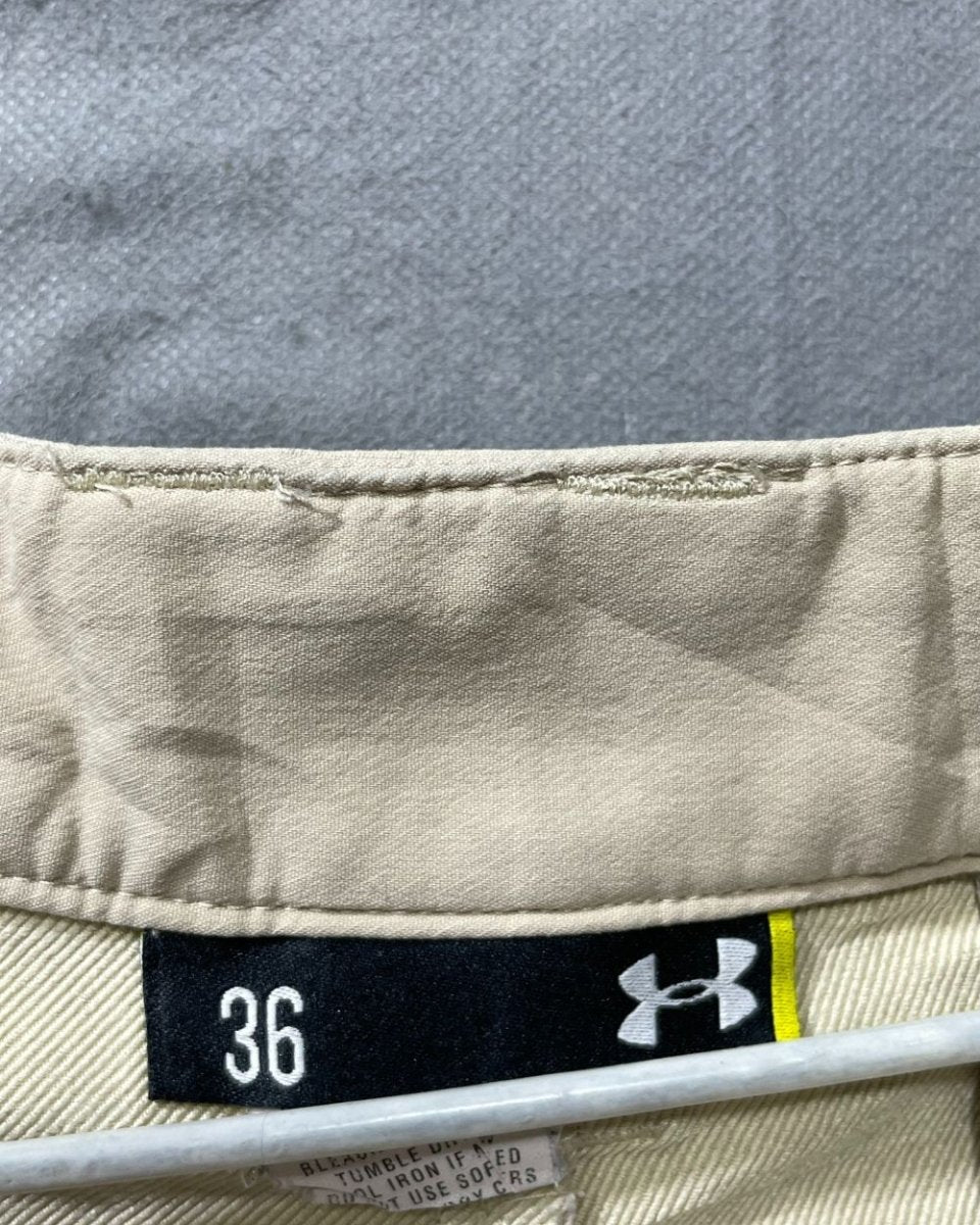 Under Armour Cream Cotton Short For Men L - Preloved Labels