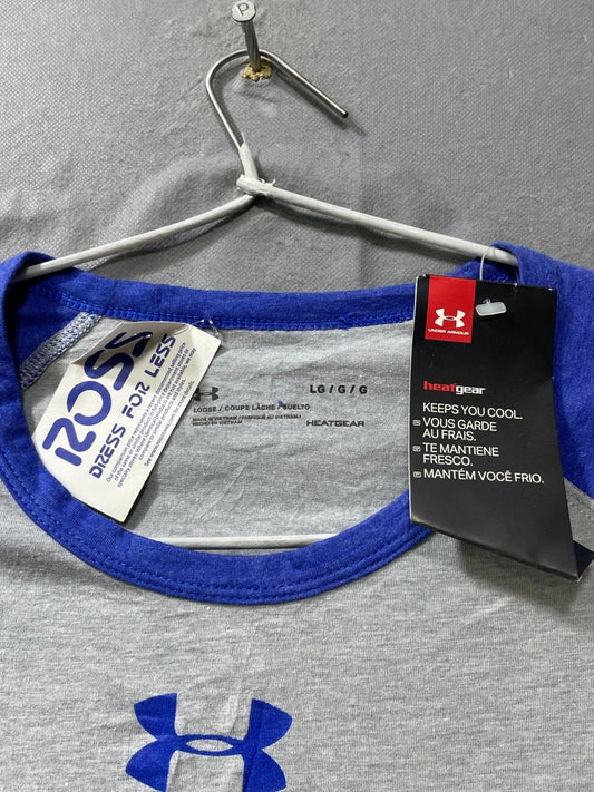 Under Armour Gray Cotton T Shirt For Men L - Preloved Labels