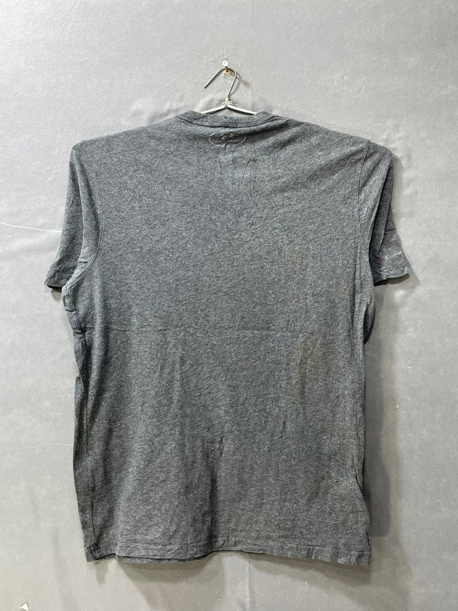 Under Armour Gray Cotton T Shirt For Men M - Preloved Labels