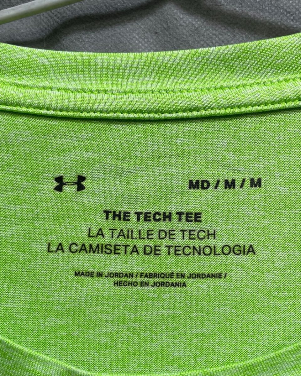 Under Armour Green For Men Sports T Shirt M - Preloved Labels