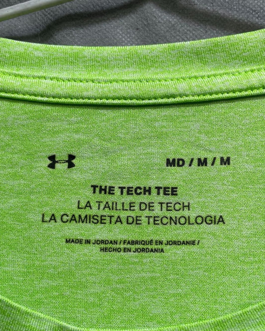 Under Armour Green For Men Sports T Shirt M - Preloved Labels