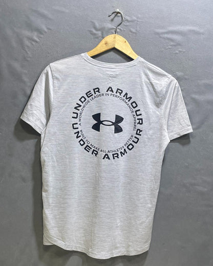 Under Armour Grey Sport For Women T Shirt L - Preloved Labels