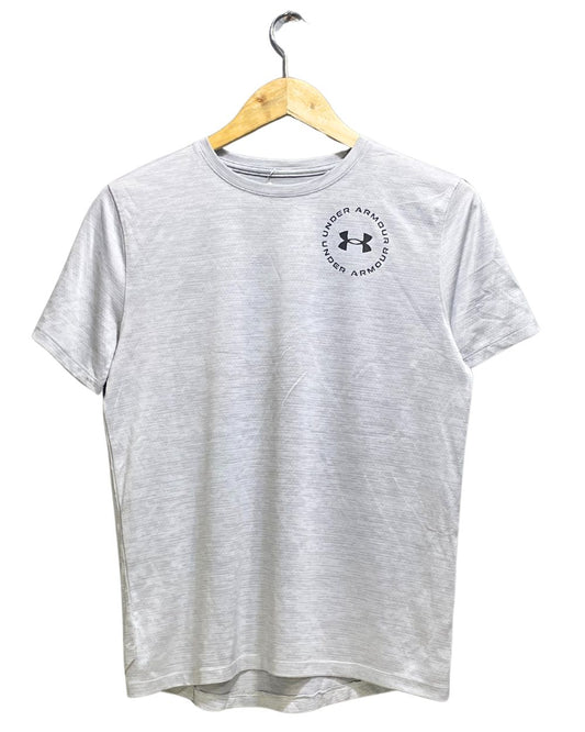 Under Armour Grey Sport For Women T Shirt L - Preloved Labels