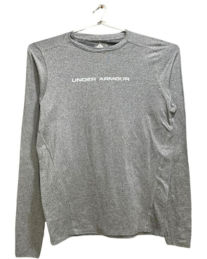 Under Armour Grey Sport For Women T Shirt L - Preloved Labels