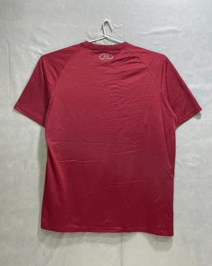 Under Armour Maroon For Men Sports T Shirt L - Preloved Labels
