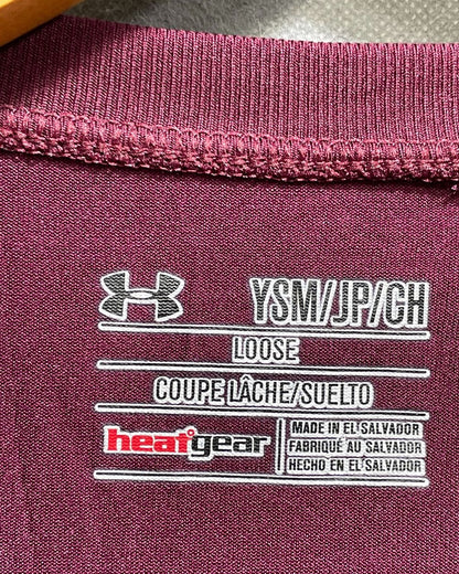 Under Armour Maroon Sports T Shirt For Boy 12 Years - Preloved Labels