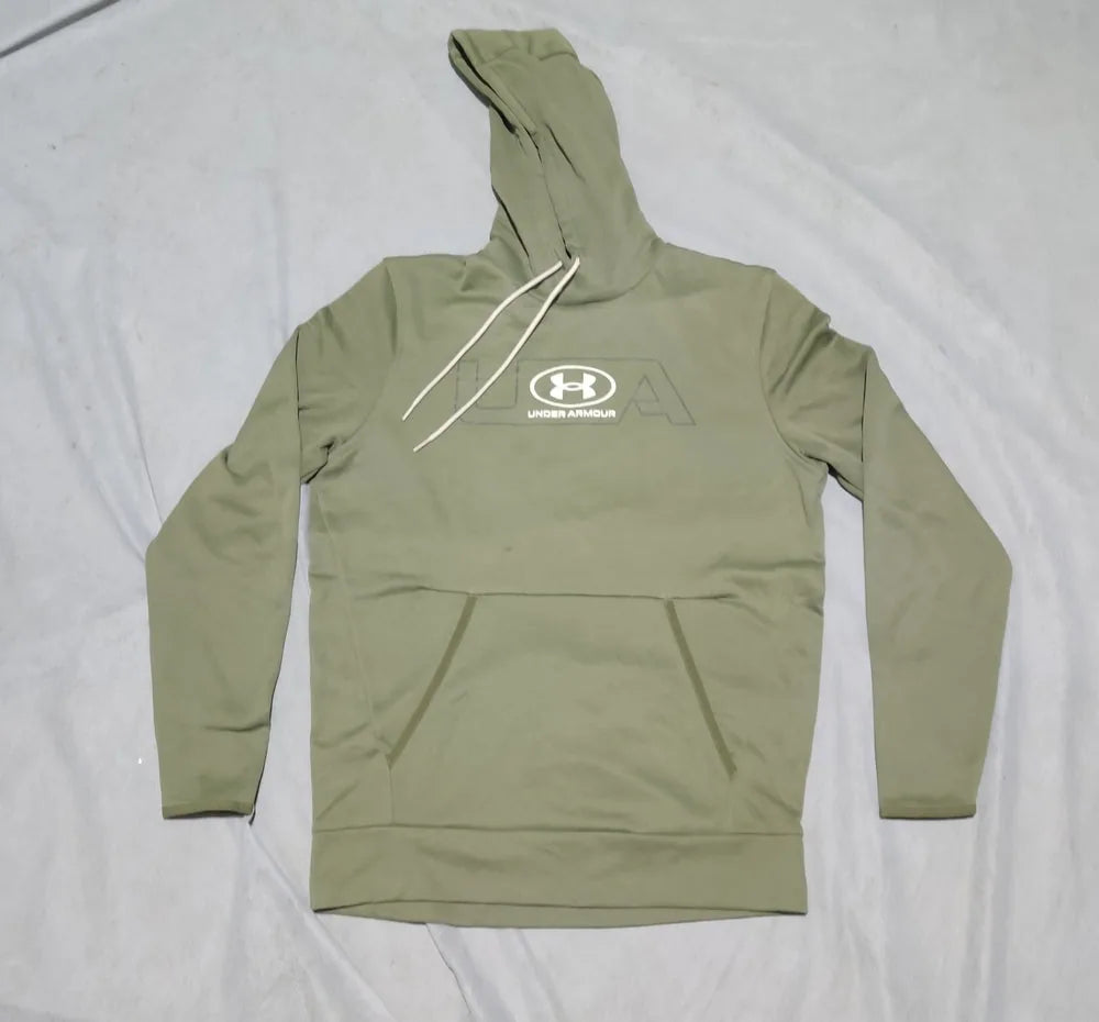 Under Armour Men Cotton Fleece Green Hoodie S – Preloved Labels (view 2)
