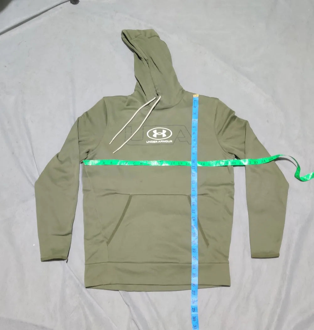 Under Armour Men Cotton Fleece Green Hoodie S – Preloved Labels (view 4)