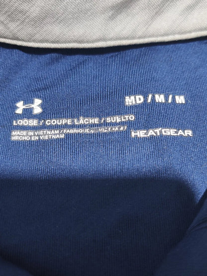 Under Armour Men Sport Blue Polo T Shirt – Preloved Labels (view 3)