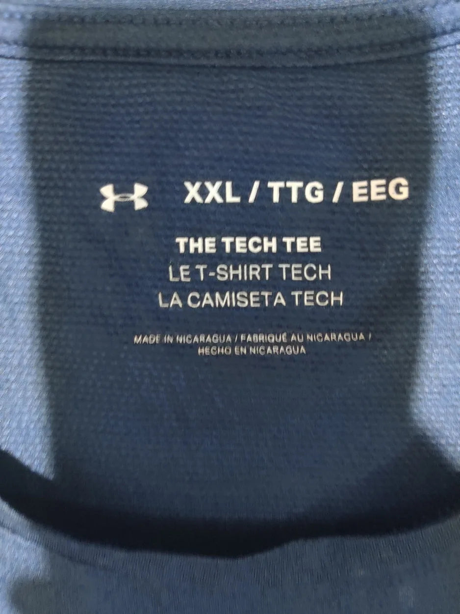 Under Armour Men Sport Blue T Shirt 2XL – Preloved Labels (view 3)