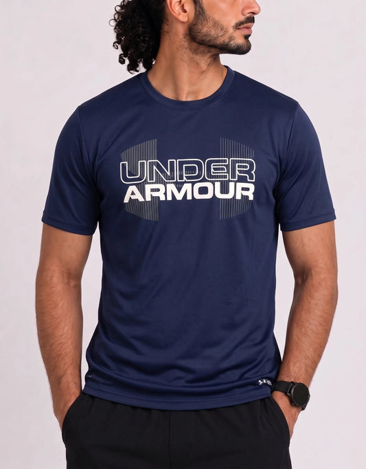 Under Armour Men Sport Blue T Shirt XL – Preloved Labels
