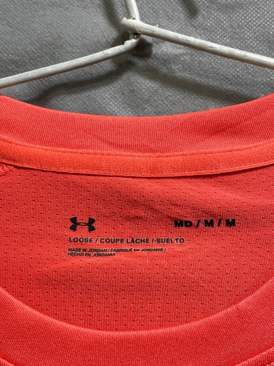 Under Armour Orange For Men Sports T Shirt M - Preloved Labels