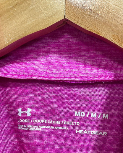 Under Armour Pink Sport For Women T Shirt M - Preloved Labels