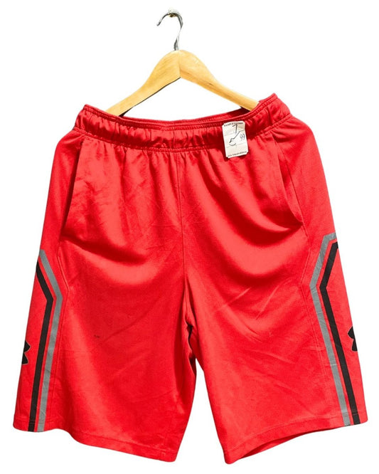 Under Armour Red Sports Short For Men M - Preloved Labels