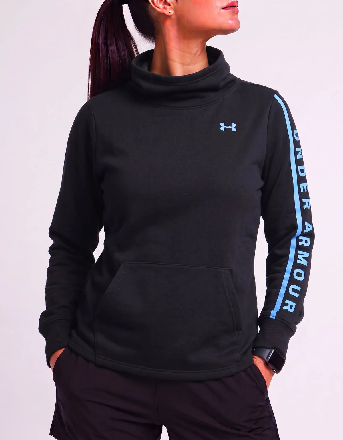 Under Armour Women Cotton Fleece Black Sweatshirt XL – Preloved Labels