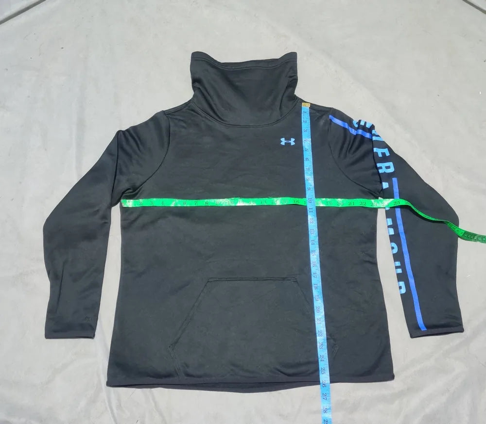 Under Armour Women Cotton Fleece Black Sweatshirt XL – Preloved Labels (view 4)