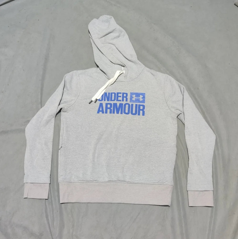 Under Armour Women Cotton Fleece Gray Hoodie S – Preloved Labels (view 2)
