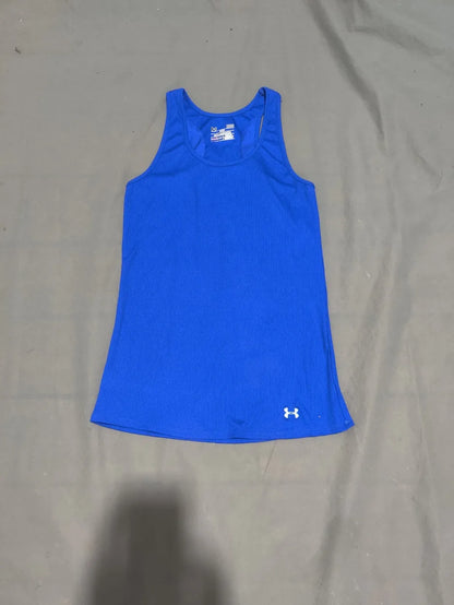 Under Armour Women Sport Blue Vest T Shirt L – Preloved Labels (view 2)